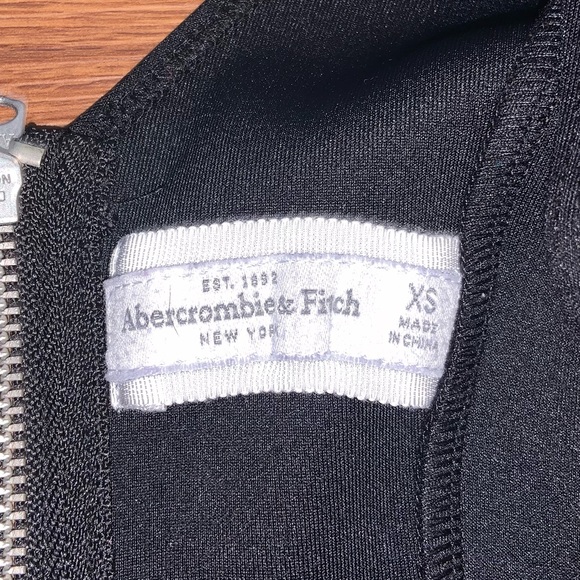 Abercrombie & Fitch Black Fit and Flare Dress Size XS - Picture 7 of 8